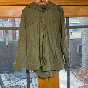Green army jacket